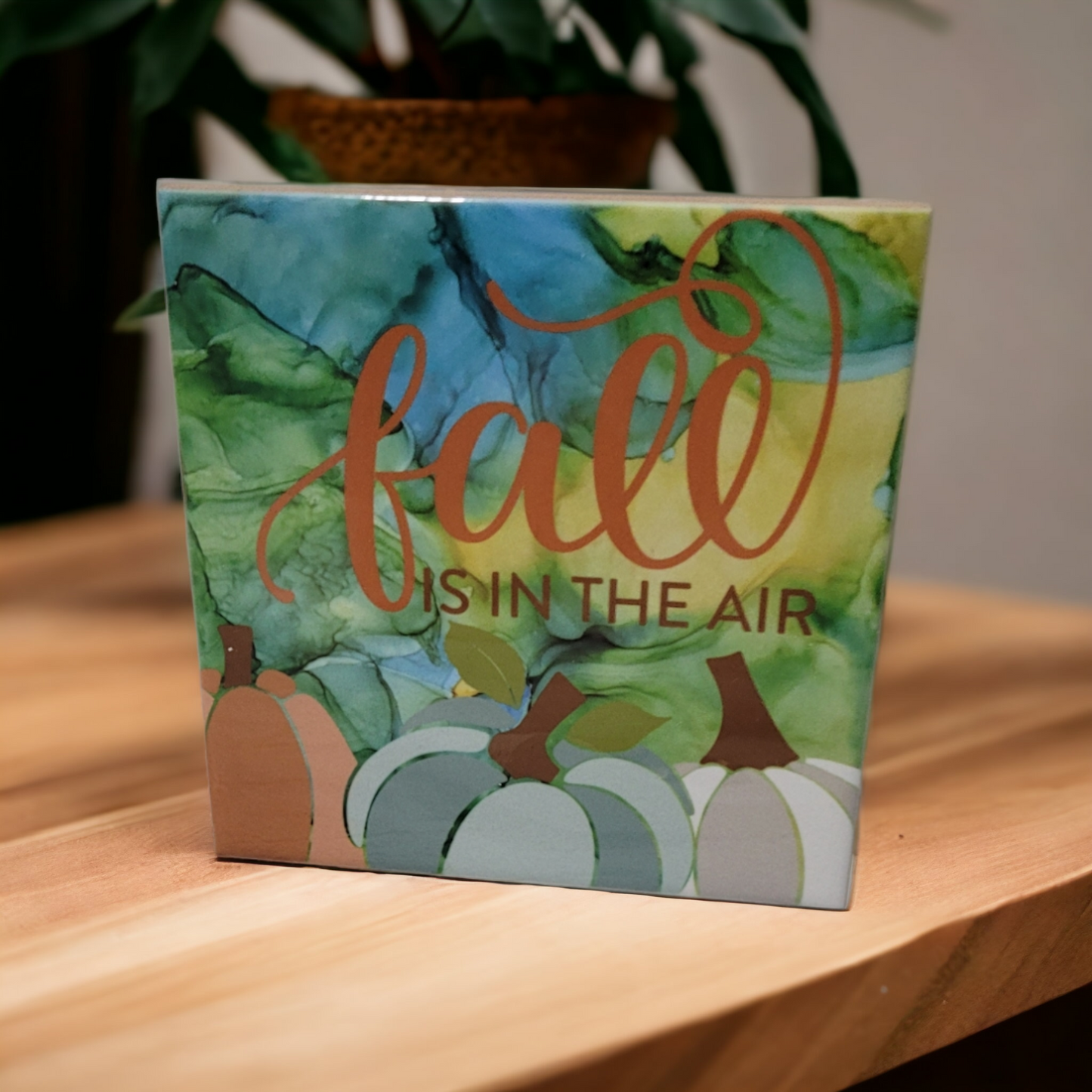 Fall Ceramic Tile Coasters