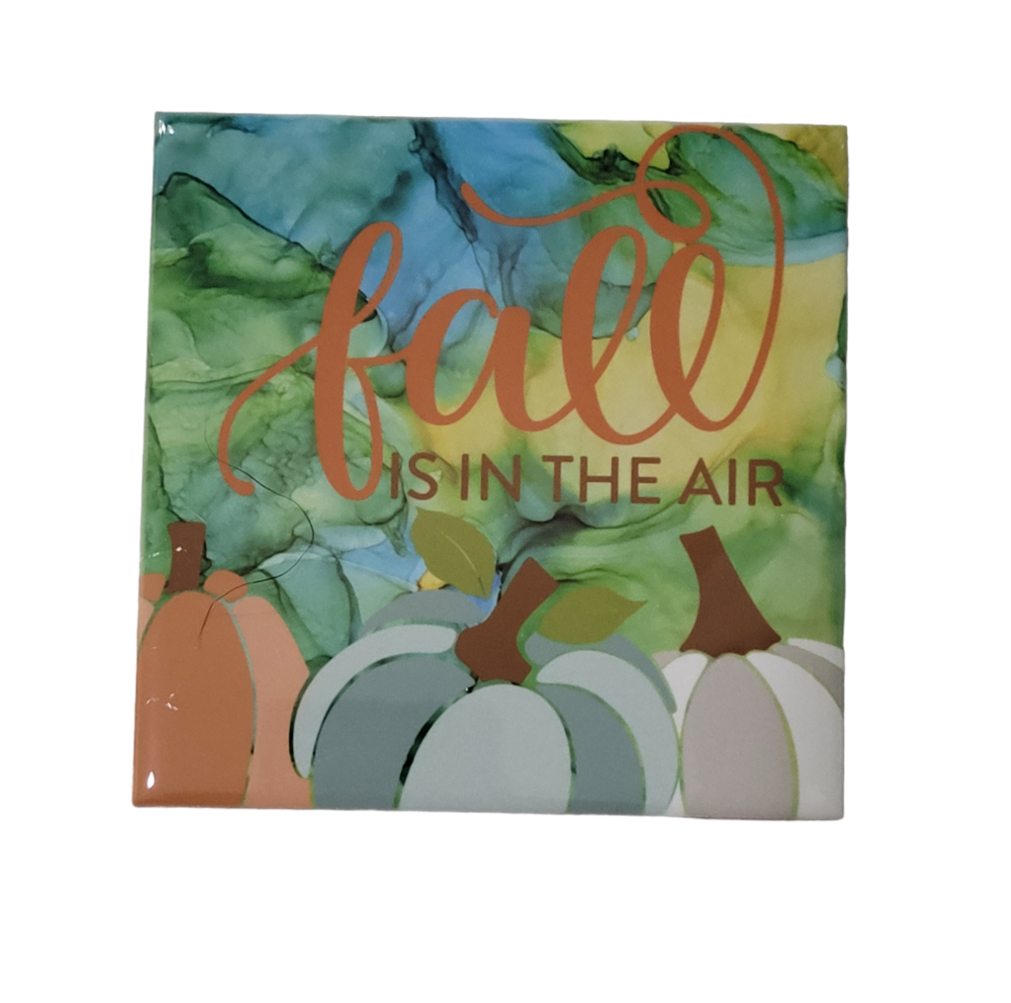 Fall Ceramic Tile Coasters