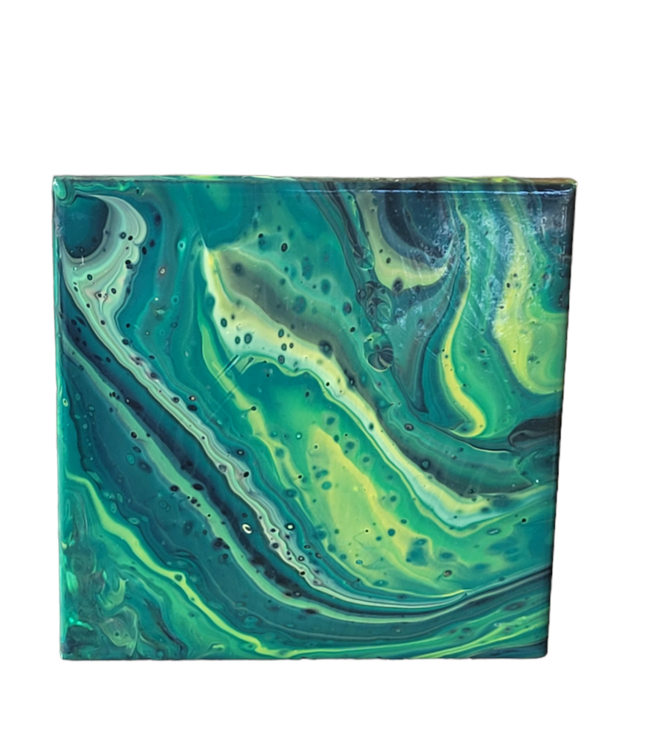 Acrylic Pour Paintings Handmade