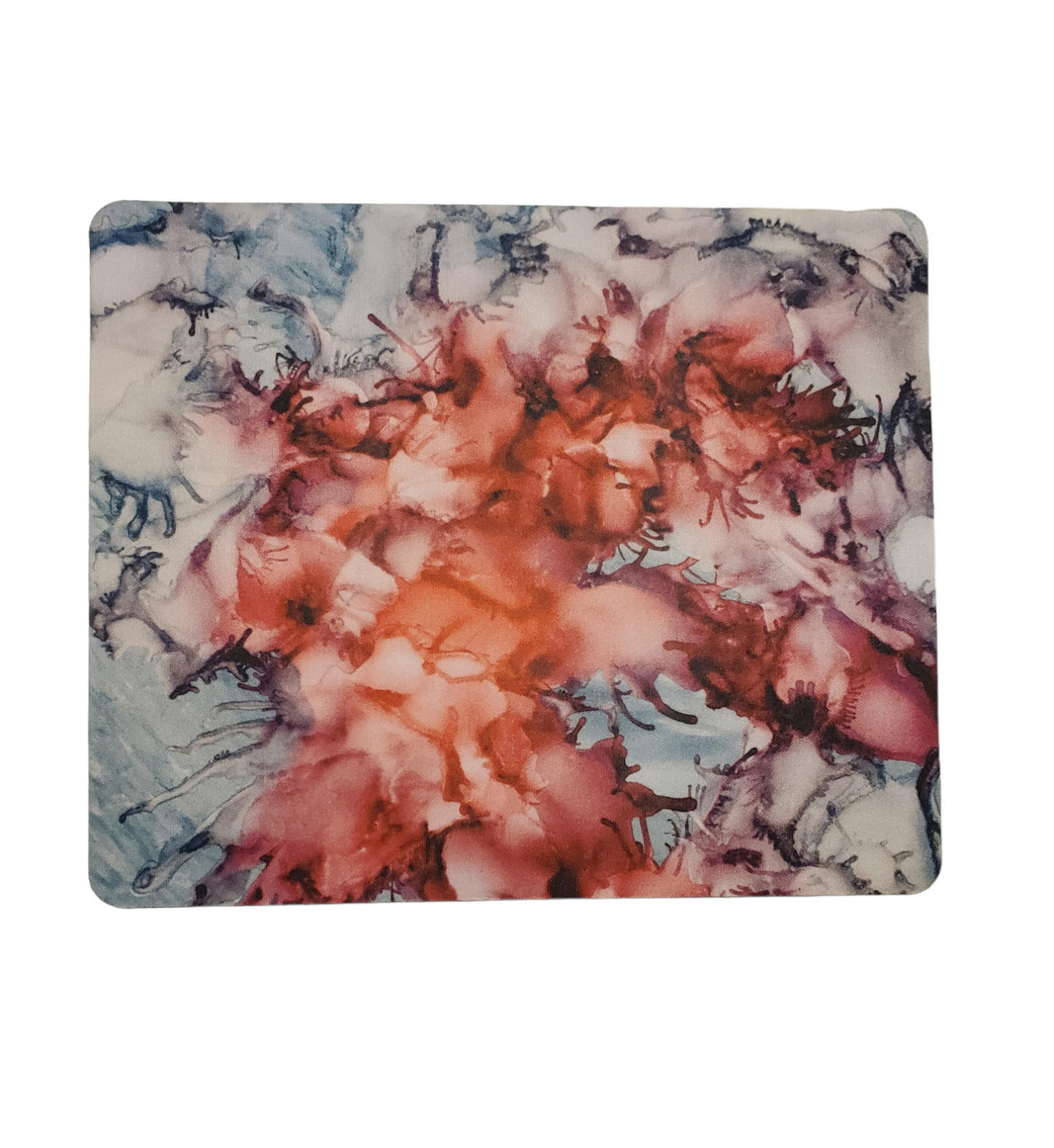 Unique Alcohol Ink Decorated Mouse Pads for Home or Office