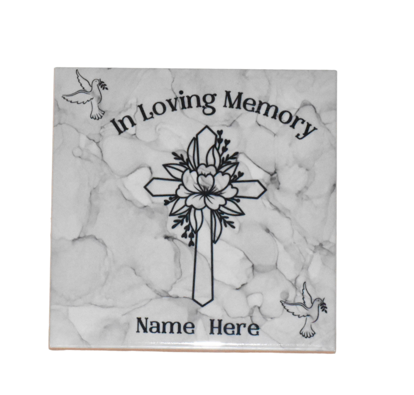 Personalized Dye-Sublimation Alcohol Ink Imprinted Ceramic Tile