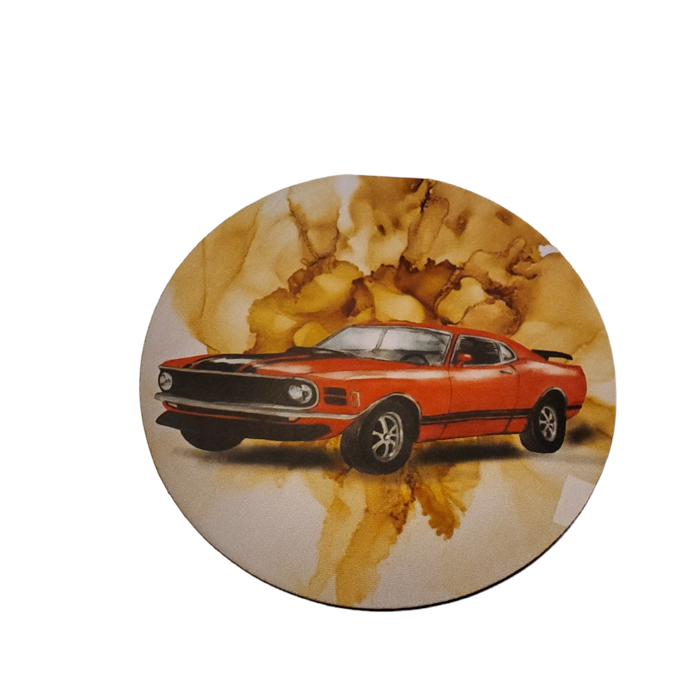 Printed Alcohol Ink and Classic Cars Mouse Pads