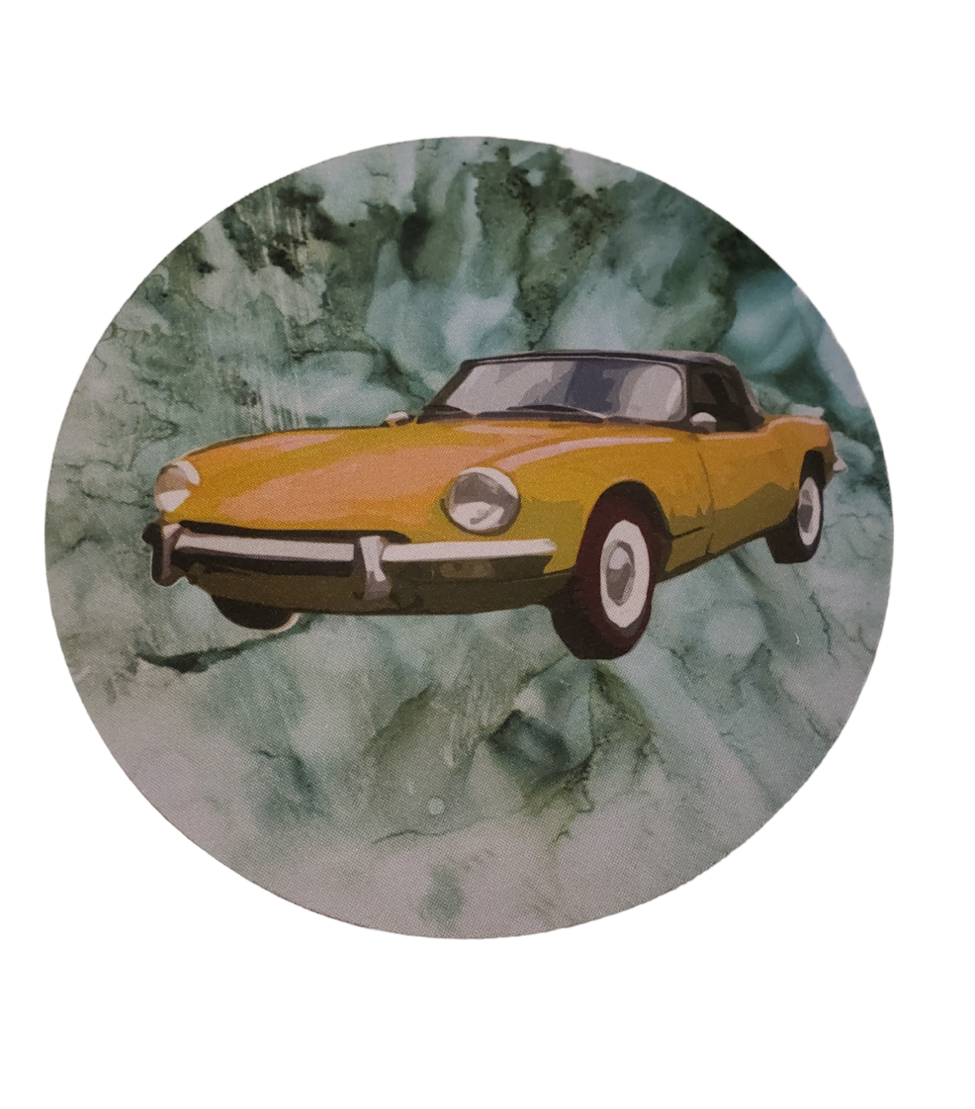 Printed Alcohol Ink and Classic Cars Mouse Pads